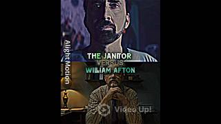 The Janitor vs William Afton Willy Wonderland vs Fnaf Live Action [upl. by Alderman586]