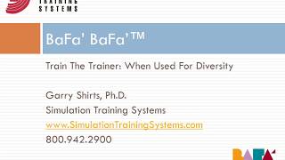 BaFa BaFa Diversity Train The Trainer [upl. by Nelon231]