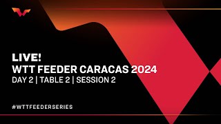 LIVE  T2  Day 2  WTT Feeder Caracas 2024  Session 2 [upl. by Nomed]