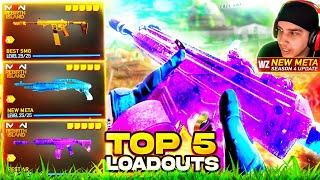 TOP 5 NEW META LOADOUTS in Rebirth Island Warzone Update Best Class Setups [upl. by Yliah914]