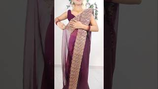 broad border jimmy choo saree stylesareedrapings drapingsaree fashion [upl. by Imhsar]