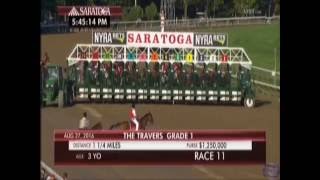 2016 Travers Stakes  Arrogate [upl. by Adrial105]