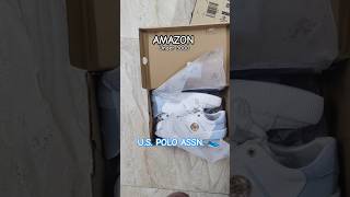 US POLO ASSN SHOES 👟  AMAZON  UNDER 3000 amazon uspoloassn unboxing youtubeshorts shorts [upl. by Arhas]