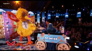 THE MASKED SINGER WITH THE SESAME STREET amp JUDGES PERFORM BTS quot DYNAMITE quot 😍😍😍💜💜💜 [upl. by Vivienne]