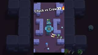 Chuck vs Crown👀🤫brawlstars brawl supercell gaming brawlstarsgame chuck crow win shorts [upl. by Flor]