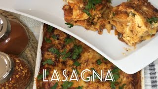 LASAGNE  LASAGNE VIANDE HACHEE  LASAGNE RECETTE  LASAGNE MAISON  FRENCHIA DELICE LASAGNA [upl. by Wales]