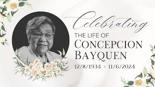 Funeral Mass for Concepcion Bayquen [upl. by Oloap]