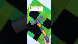 Creeper rug ASMR 💚 minecraft asmr [upl. by Atiuqal200]