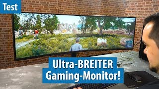 120 Zentimeter Fritz hat den BREITESTEN GamingMonitor im Test  Samsung C49HG90 [upl. by Eylrac197]