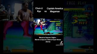 ChunLiRyu vs Captain AmericaMegaman  MvC Origins  Marvel vs Capcom Demo PS3 [upl. by Hy]