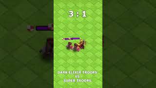 Super Troops Vs Clone Dark Elixir Troops  Clash Of Clans [upl. by Joice]