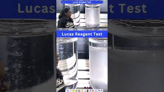 Lucas Reagent Test to distinguish between Primary Secondary and Tertiary Alcohol chemistry neet [upl. by Valente46]