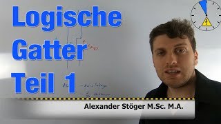 Die wichtigsten Logischen Gatter UND ODER NOR NAND  Elektrotechnik in 5 Minuten ET5M [upl. by Elleirda]