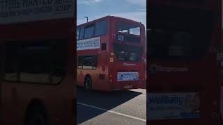 SN64OHO departing Abbey Wood Station for Bromley North londonbus superloop fortheloveofbuses [upl. by Adnof]