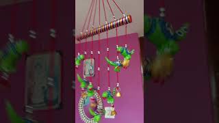 Wind Chimes 🎉🎊🕉 windchimes bells ohm parrots homedesign decoration home [upl. by Namzed]