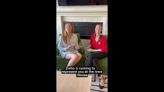 Liz talks peoplefirst legislation with Iowa House candidate Heather Sievers [upl. by Ybab215]