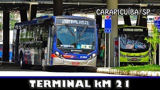 Movimentação de Ônibus 19  Terminal Km21 [upl. by Galatea]