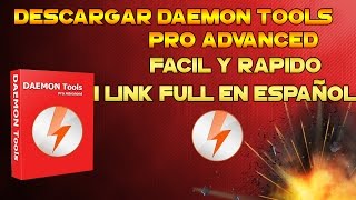 DESCARGAR DAEMON TOOLS PRO FACIL Y RAPIDO 1 LINK FULL SIN PUBLICIDAD [upl. by Heinrick]