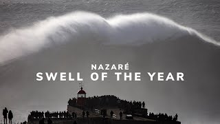 Nazaré BIGGEST Swell of the Year [upl. by Philan]