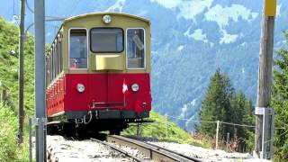 Chemin de fer Schynige Platte Schynige Platte Bahn [upl. by Animor]