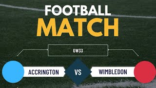 Accrington FC 🔵 vs 🔴 Wimbledon FC Match Experience [upl. by Budworth]