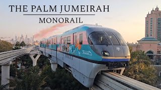 The Palm Monorail  Complete Route of Palm Jumeirah  Dubai UAE travel youtube subscribe viral [upl. by Vtehsta453]