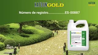 Katoun Gold herbicida natural para el control de malas hierbas en áreas verdes [upl. by Kevan]