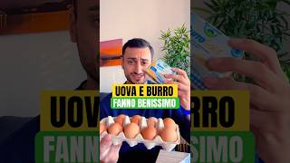 Uova e burro fanno dimagrire ✅ fitness alimentazione [upl. by Shanks]