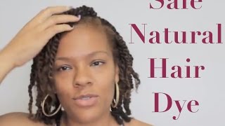 Naturtint Natural Hair Dye on Natural Spiral Hair  Review [upl. by Lawler]