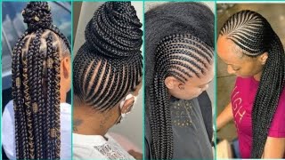 Trending  jolie modèle de Tresse africaine avec meche [upl. by Ariahs]