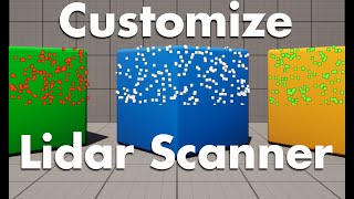 Customizing appearance of Lidar in Unreal Engine [upl. by Alyakem]