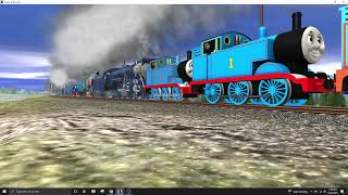 Trainz lineup of blue steam locomotives [upl. by Maurer]