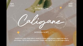 Caligane Font Download [upl. by Nicki696]