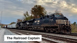 Norfolk Southern trains near Burnside KY [upl. by Fisher]