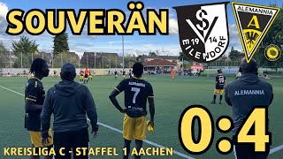 Alemannia II weiterhin unbesiegt  Alemannia Aachen  Kreisliga C [upl. by Nnaeitak673]