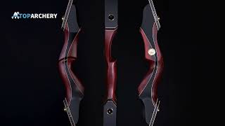 TopArchery 60quot Takedown Recurve Bow Wood Laminated Archery Bow [upl. by Trevor]