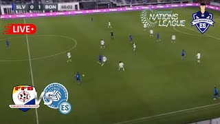 🔴EN VIVO  BONAIRE VS EL SALVADOR  CONCACAF NATIONS LEAGUE REACCIÓN Y COMENTARIOS [upl. by Hays]