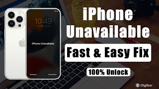 iPhone Unavailable Unlock In Minutes  Why And How to Fix iPhone Unavailable Error 100 Works [upl. by Phineas]