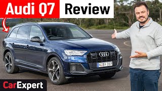 2022 Audi Q7 review inc 0100 Best value lux 7 seat SUV [upl. by Samara]