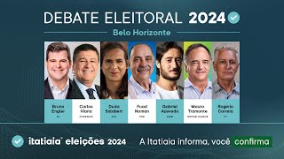 ELEIÇÕES MUNICIPAIS ACOMPANHE O DEBATE DOS CANDIDATOS DE BELO HORIZONTE [upl. by Caine]