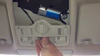 VW Golf MK4  how to replace interior courtesy light bulbs [upl. by Nitsyrk212]