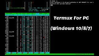 How To Download amp Install Termux on PC Windows 1087 [upl. by Enelrahs]