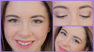 Natural Pink Prom Makeup Tutorial [upl. by Arihk]