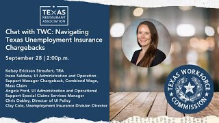 Chat with TWC Navigating Texas Unemployment Insurance Chargebacks [upl. by Harvie]