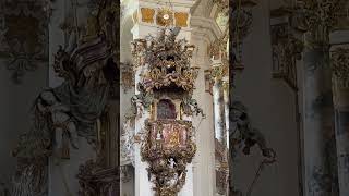 Unesco barock church Wieskirche Bavaria Germany [upl. by Kcirtap]