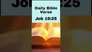 Daily Bible Verse  Job 1925 [upl. by Gredel]