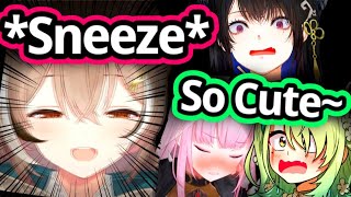 Mumeis Cute Sneeze Caught Everyone OffGuard【Hololive EN】 [upl. by Rawden]