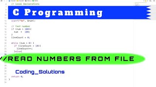 Program to read a text file  fscanf explained  C Programming [upl. by Fita351]