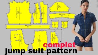 how to make jumpsuit pattern [upl. by Donn]