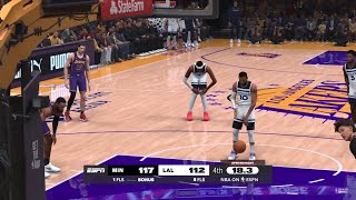 NBA 2K25 Ultra Modded Pre Season  LAKERS vs TIMBERWOLVES FULL GAME HIGHLIGHTS [upl. by Xylina208]